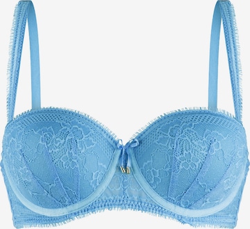 LingaDore - Balconet Sujetador en azul: frente