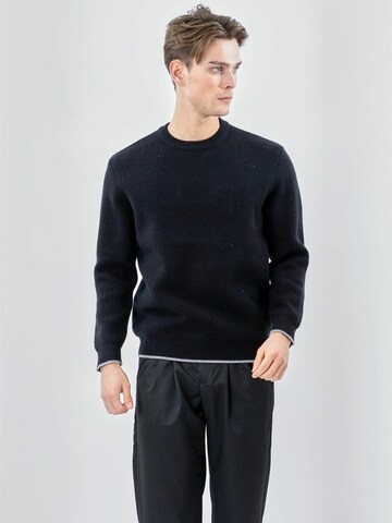 TEESHOPPEN Trui ' Crewneck ' in Zwart: voorkant