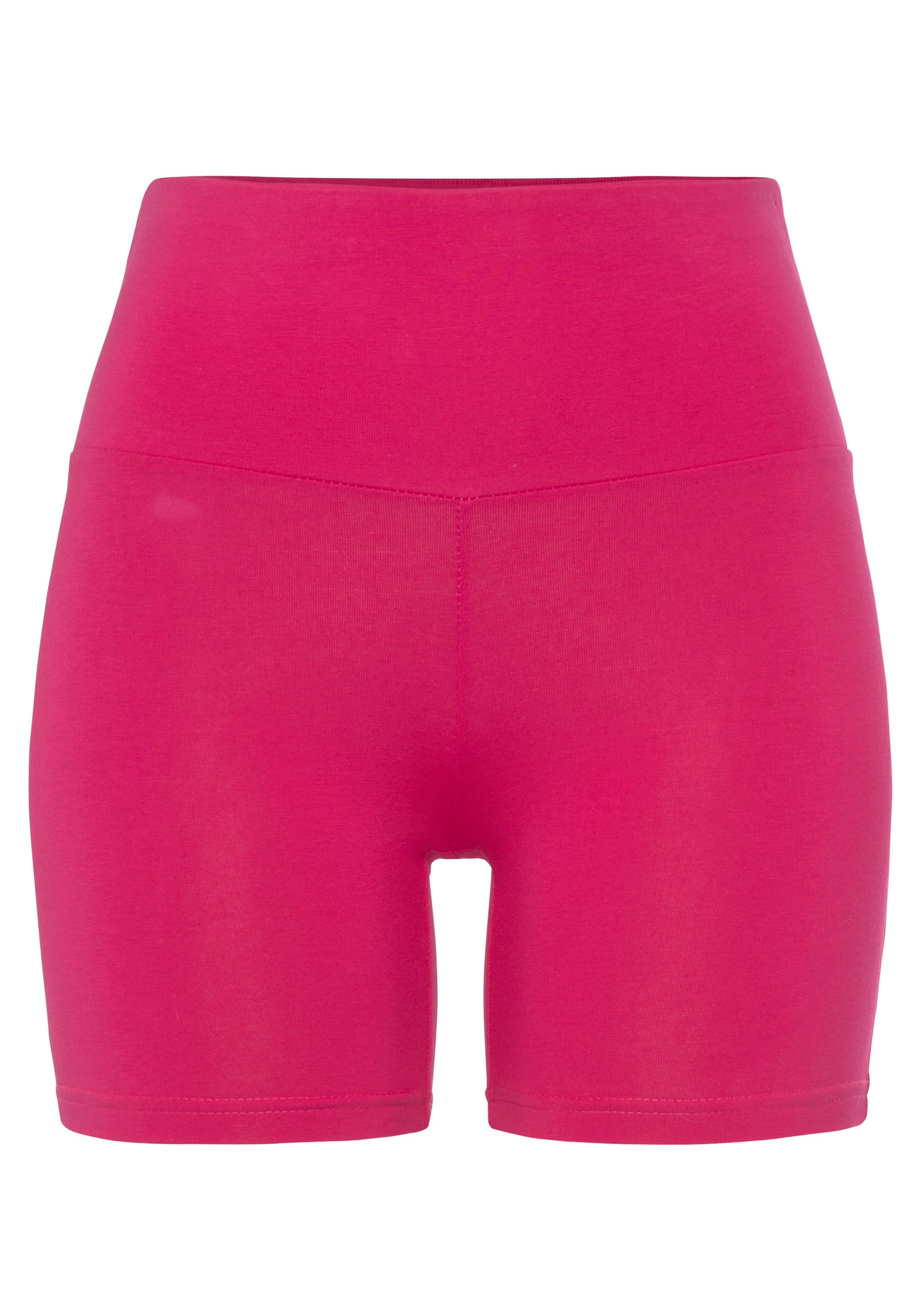 LASCANA Skinny Sportbroek in Roze: voorkant