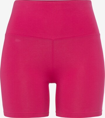 LASCANA Skinny Sporthose in Pink: predná strana