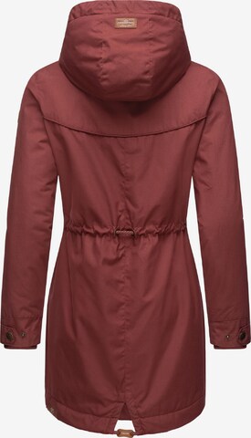 Parka d’hiver Ragwear en rouge