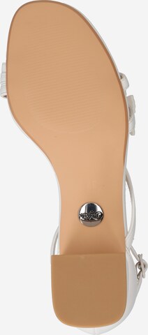 BUFFALO Páskové sandály – bílá