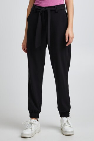 b.young Tapered Pants 'DANTA' in Black: front
