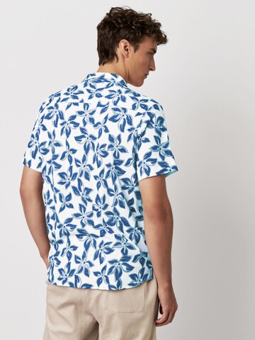 DESOTO Slim fit Overhemd in Blauw