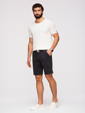 Ombre Regular Pants in Black