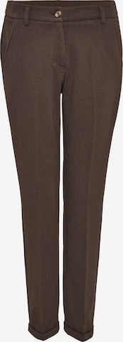 Pantaloni con piega frontale 'Melina' di OPUS in marrone: frontale
