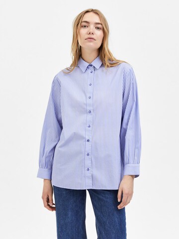 Camicia da donna 'Reka' di SELECTED in bianco: frontale