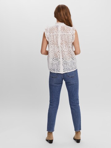 VERO MODA Bluse 'Rola' i hvit