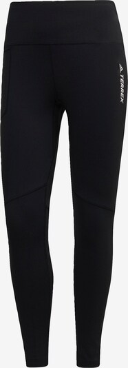 adidas Terrex Workout Pants in Black / White, Item view