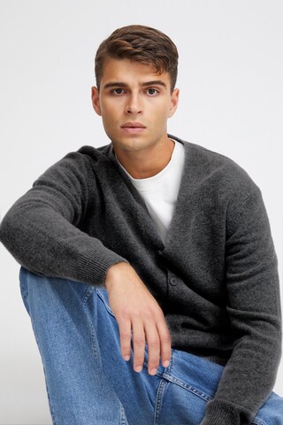 Casual Friday Knit Cardigan 'Karl' in Grey