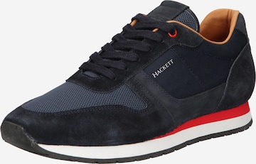 Hackett London Platform trainers in Blue: front