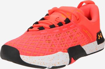 UNDER ARMOUR Athletic Shoes 'TriBase Reign 5' in Red: front