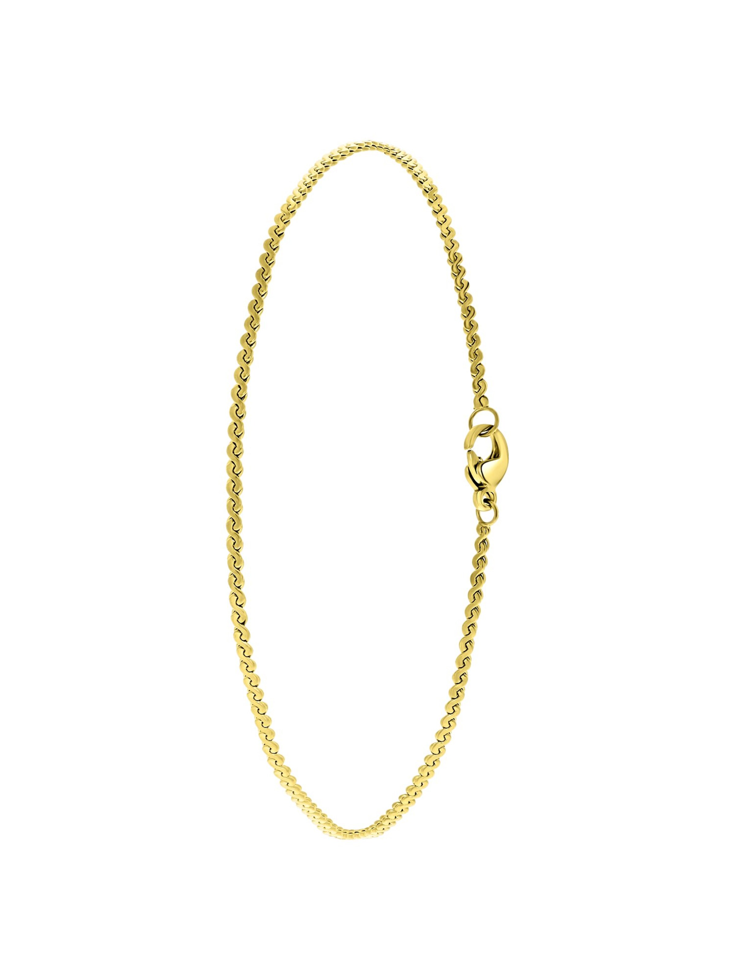 Lucardi Foot Jewelry in Gold: front