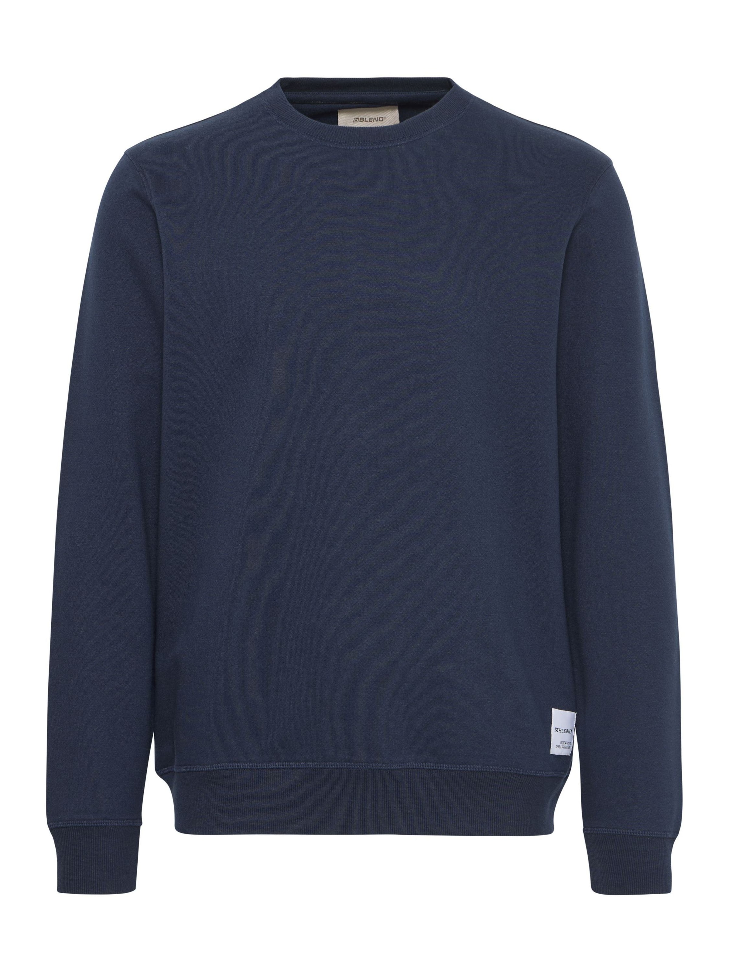 BLEND Sweatshirt 'MBHANDERS' in Blauw: voorkant
