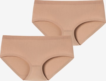 SCHIESSER Panty 'Invisible Cotton' in Beige: Vorderseite