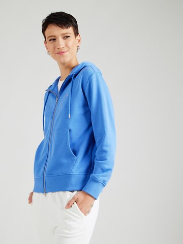 Veste de survêtement GANT en bleu : devant
