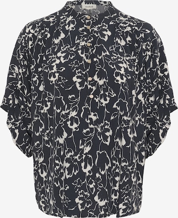 SOAKED IN LUXURY Blouse 'SLArjana' in Black: front