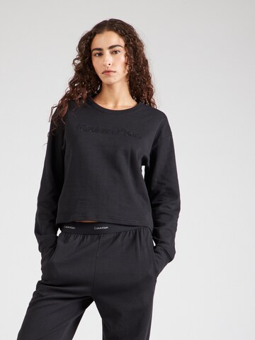 Chemise de nuit Calvin Klein Underwear en noir : devant