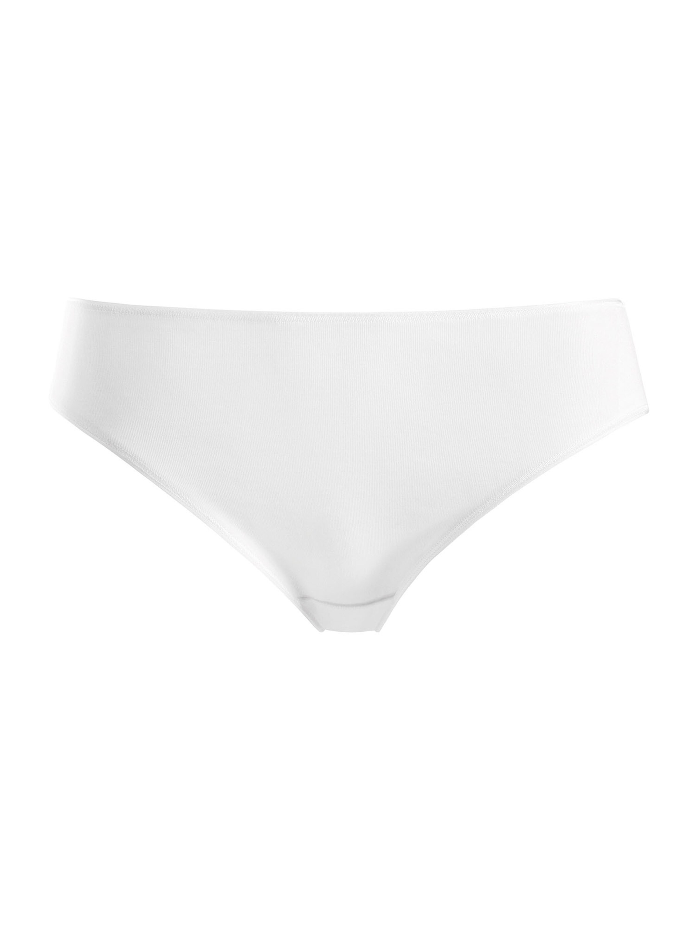 Hanro - Cueca ' Cotton Seamless ' em branco: frente