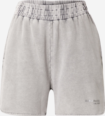 Karo Kauer Loose fit Pants in Grey: front