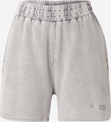 Karo Kauer - Loosefit Pantalón en gris: frente