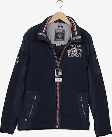 CAMP DAVID Jacke XL in Blau: Vorderseite