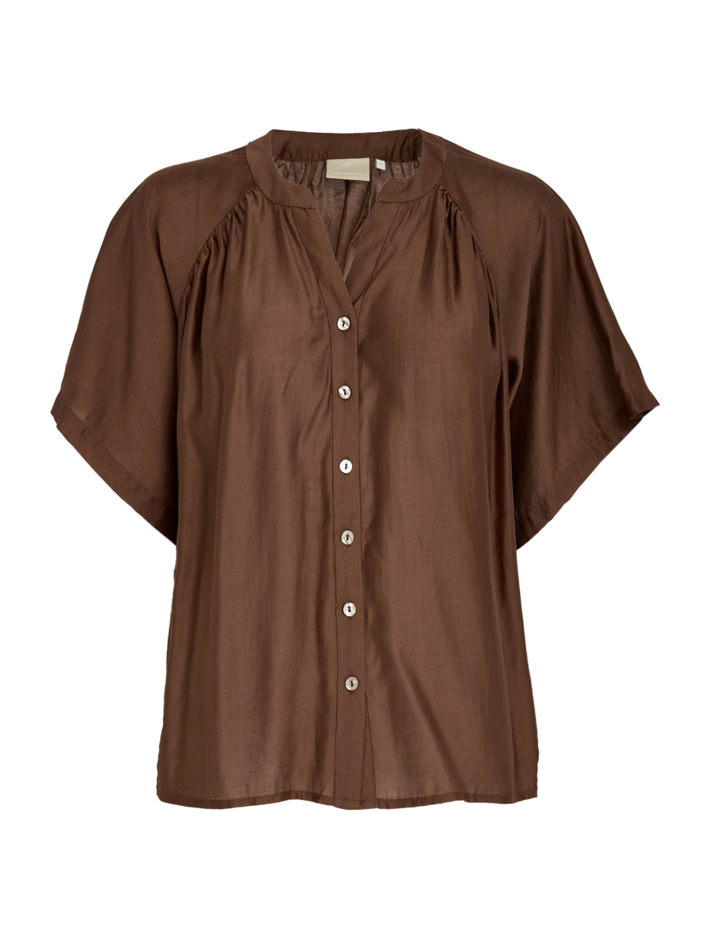 Peppercorn - Camisa 'Ida' em castanho: frente