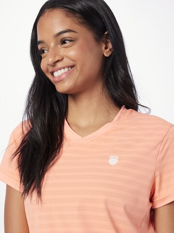 K-Swiss Performance Performance Shirt 'HYPERCOURT' in Orange