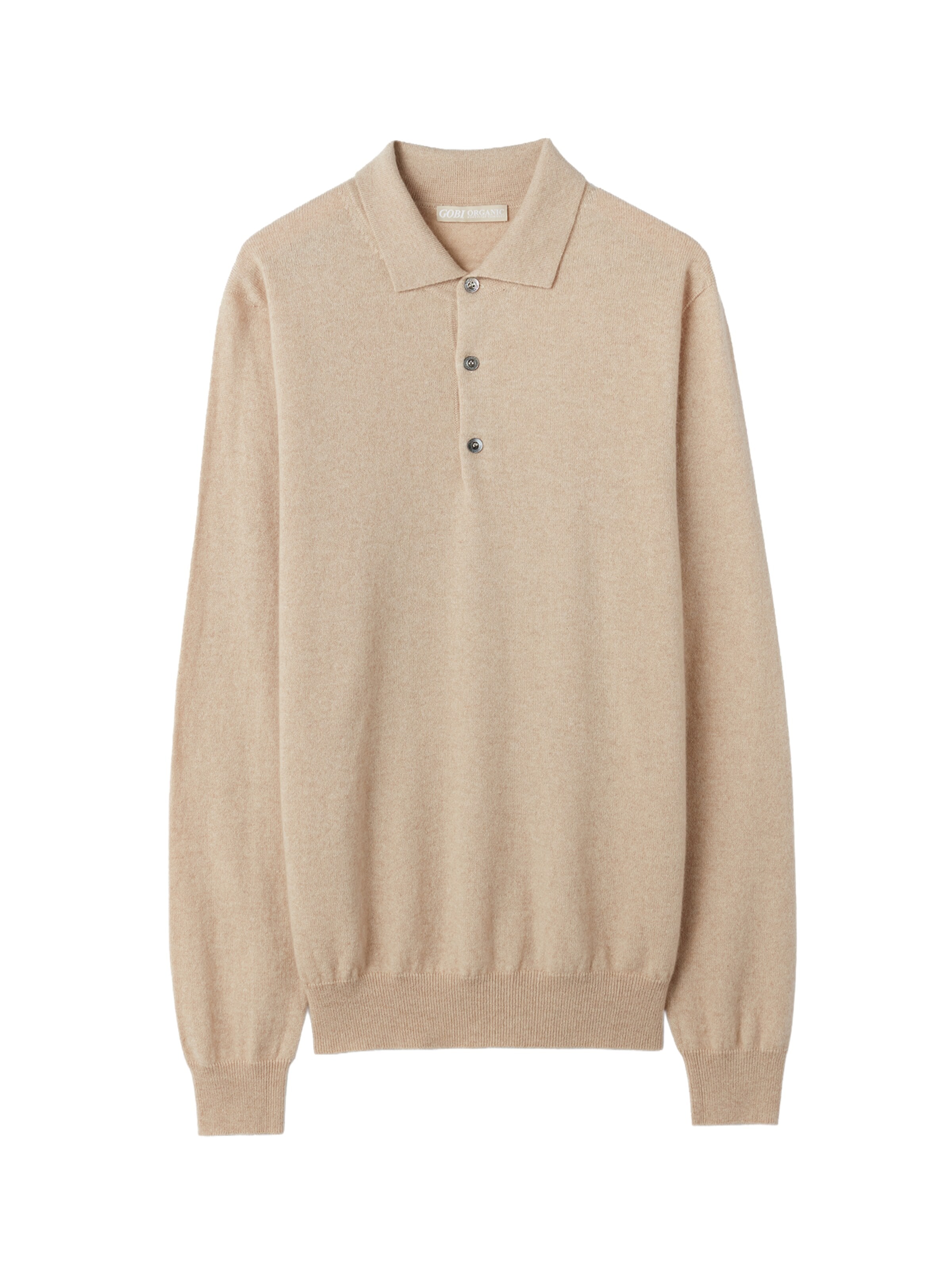 GOBI Cashmere - Jersey en beige: frente