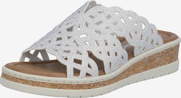 balta Rieker Šlepetės: priekis