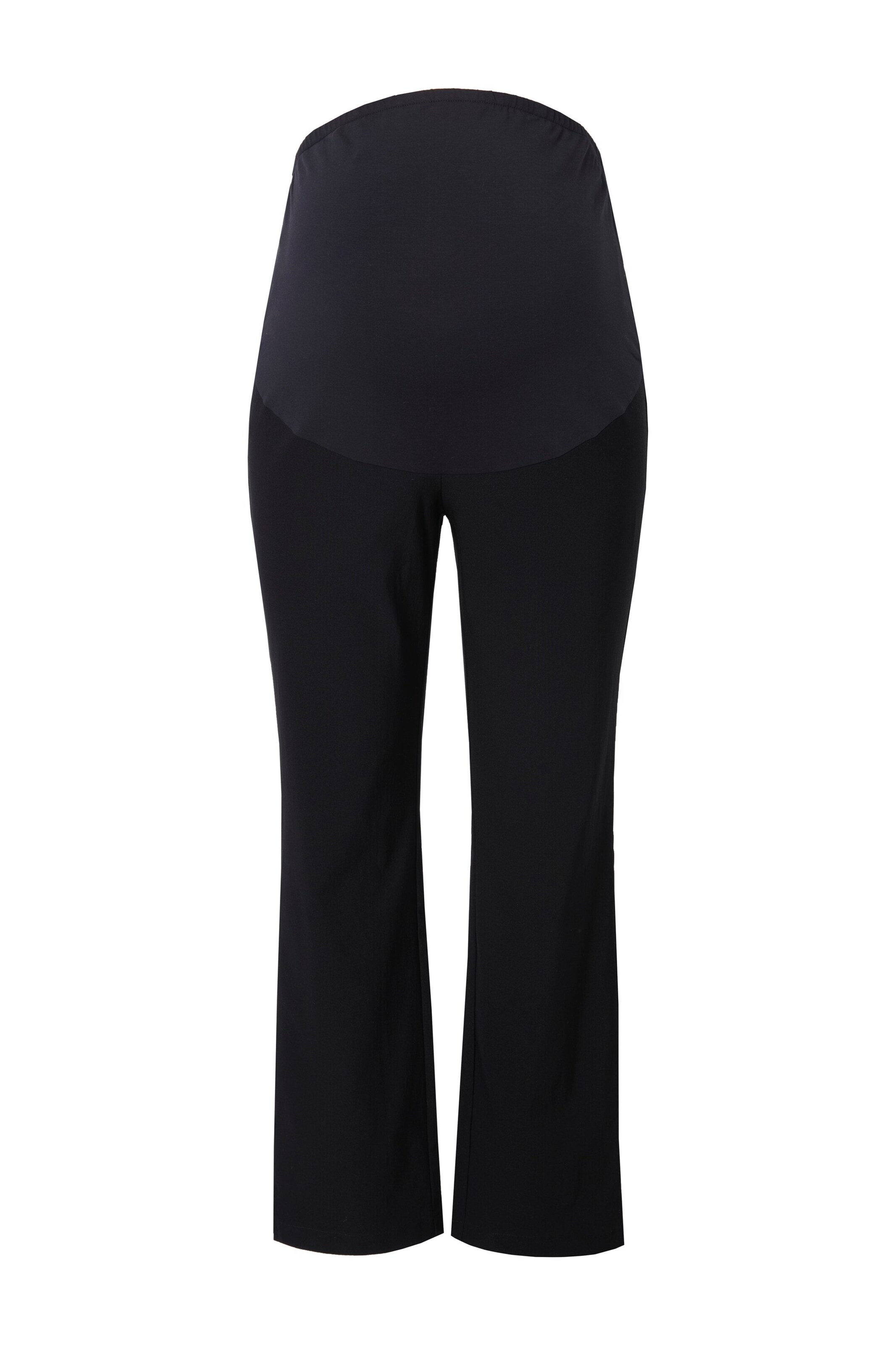 Ulla Popken Regular Hose in Schwarz: Vorderseite