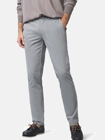 MEYER Slimfit Chinohose 'M5 Move 9-6196' in Grau
