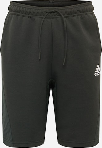 ADIDAS PERFORMANCE Regular Urheiluhousut värissä musta: etupuoli
