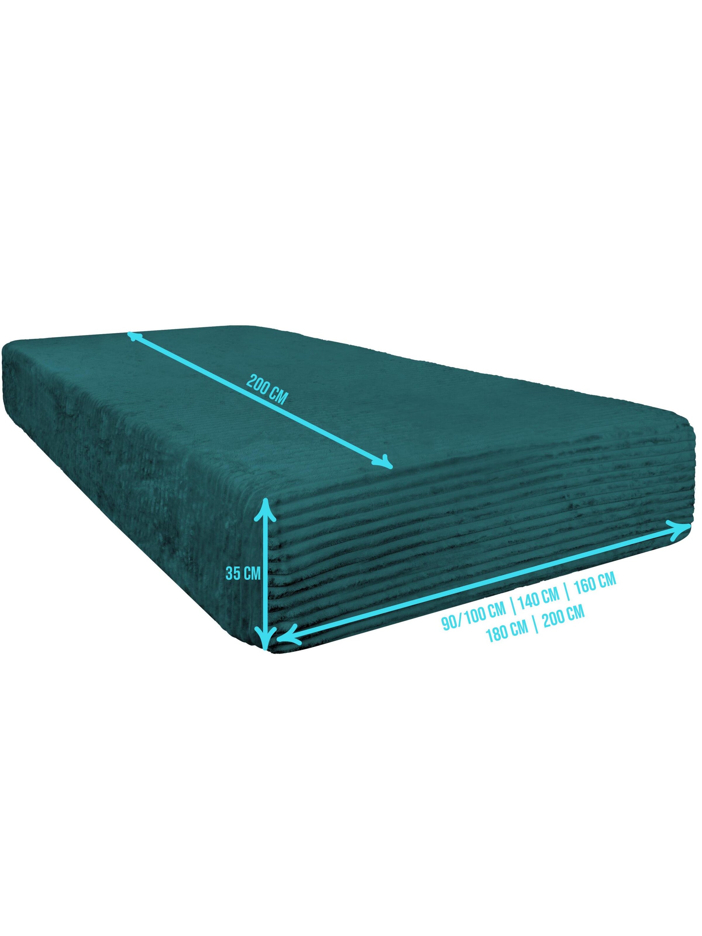 Aspero Bed sheet 'Parana' in Green