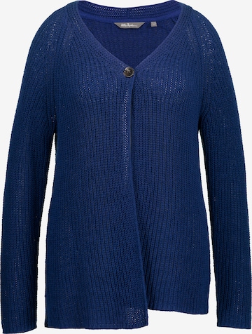 Ulla Popken Knit Cardigan in Blue: front