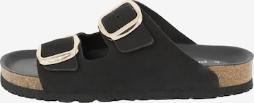 Piece Of Mind Mule 'Comfort' in Black: front