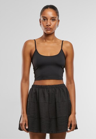 Urban Classics Top in Schwarz: Vorderseite