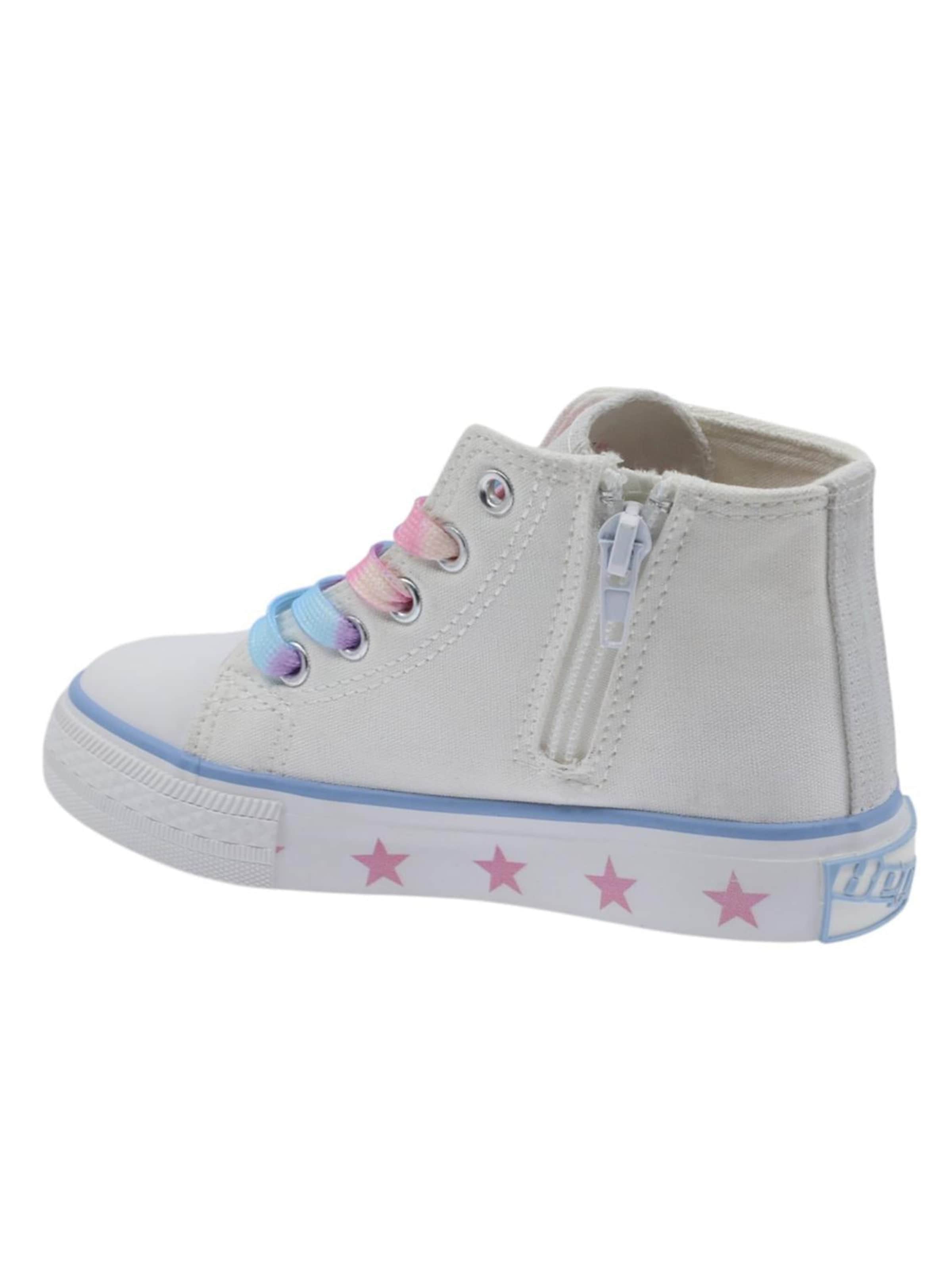 Beppi Sneakers 'Canvas Boot' in Wit