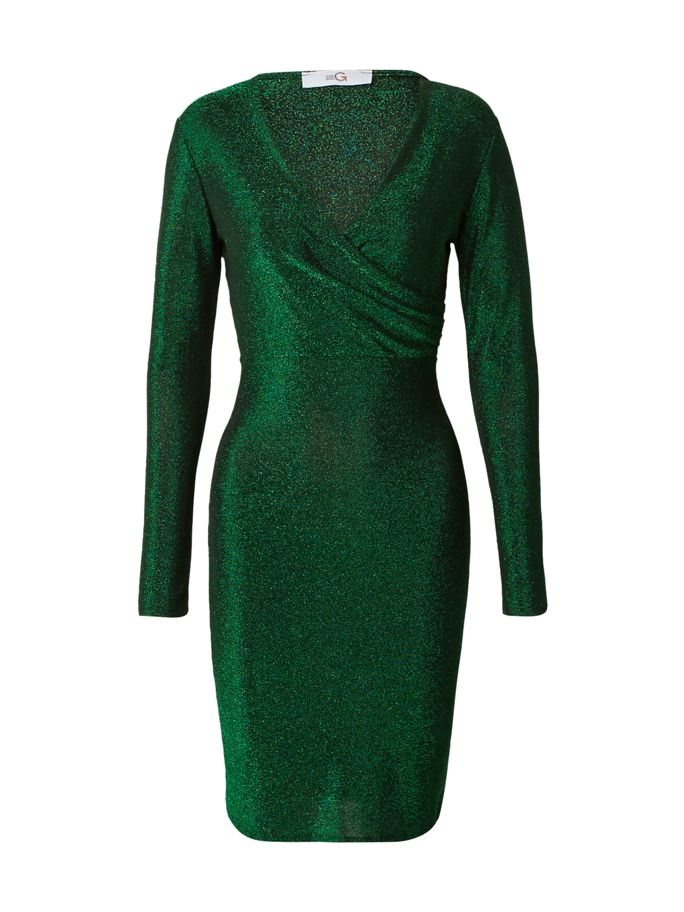 zaļš WAL G. Kokteiļkleita 'TONI': no priekšpuses