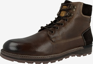 Bottines à lacets ' 49KS002 ' Dockers by Gerli en marron : devant