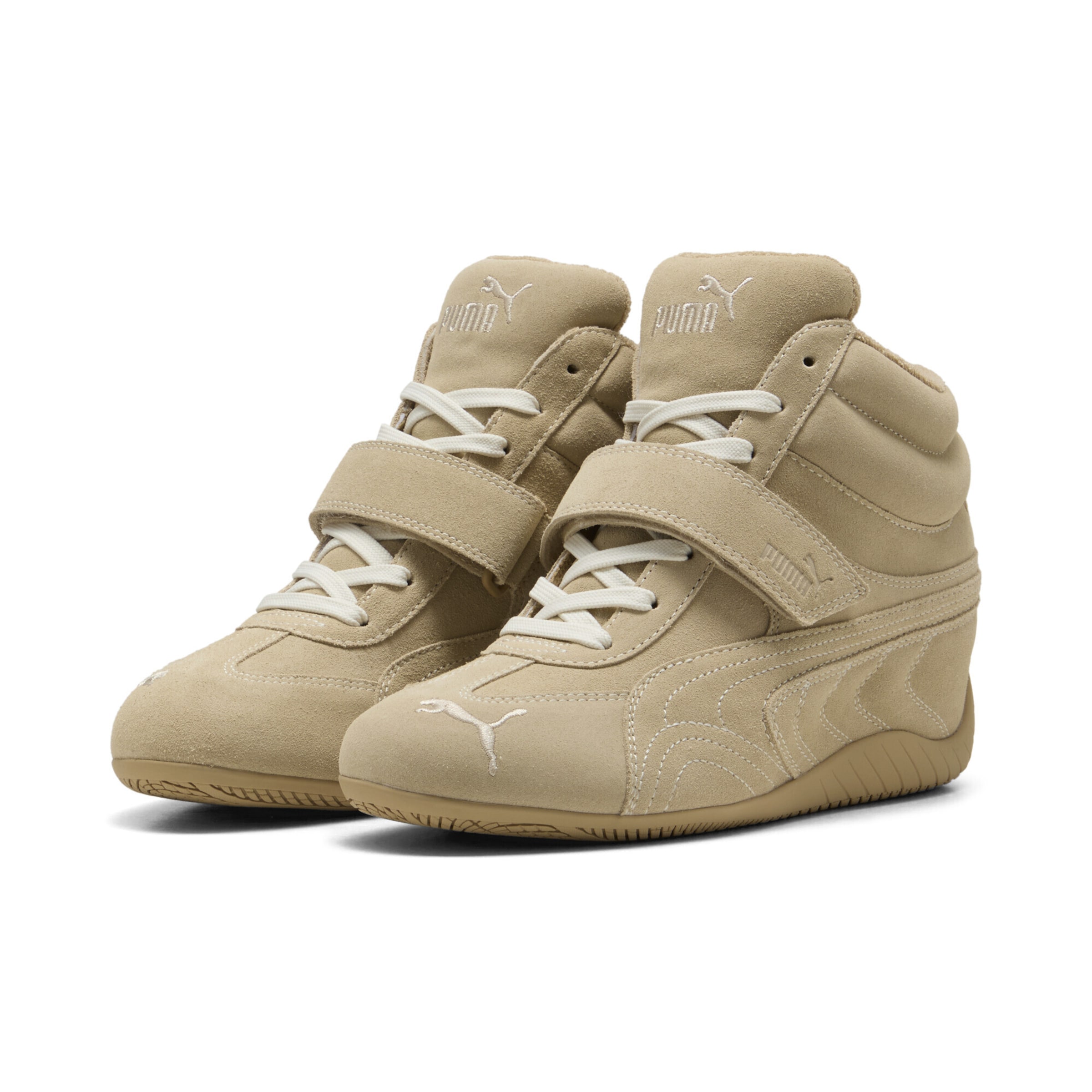 PUMA Sneakers hoog 'Speedcat Wedge' in Beige