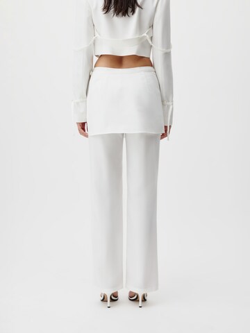 évasé Pantalon 'Janet Tall' LeGer by Lena Gercke en blanc