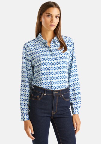 UNITED COLORS OF BENETTON Bluse in Blau