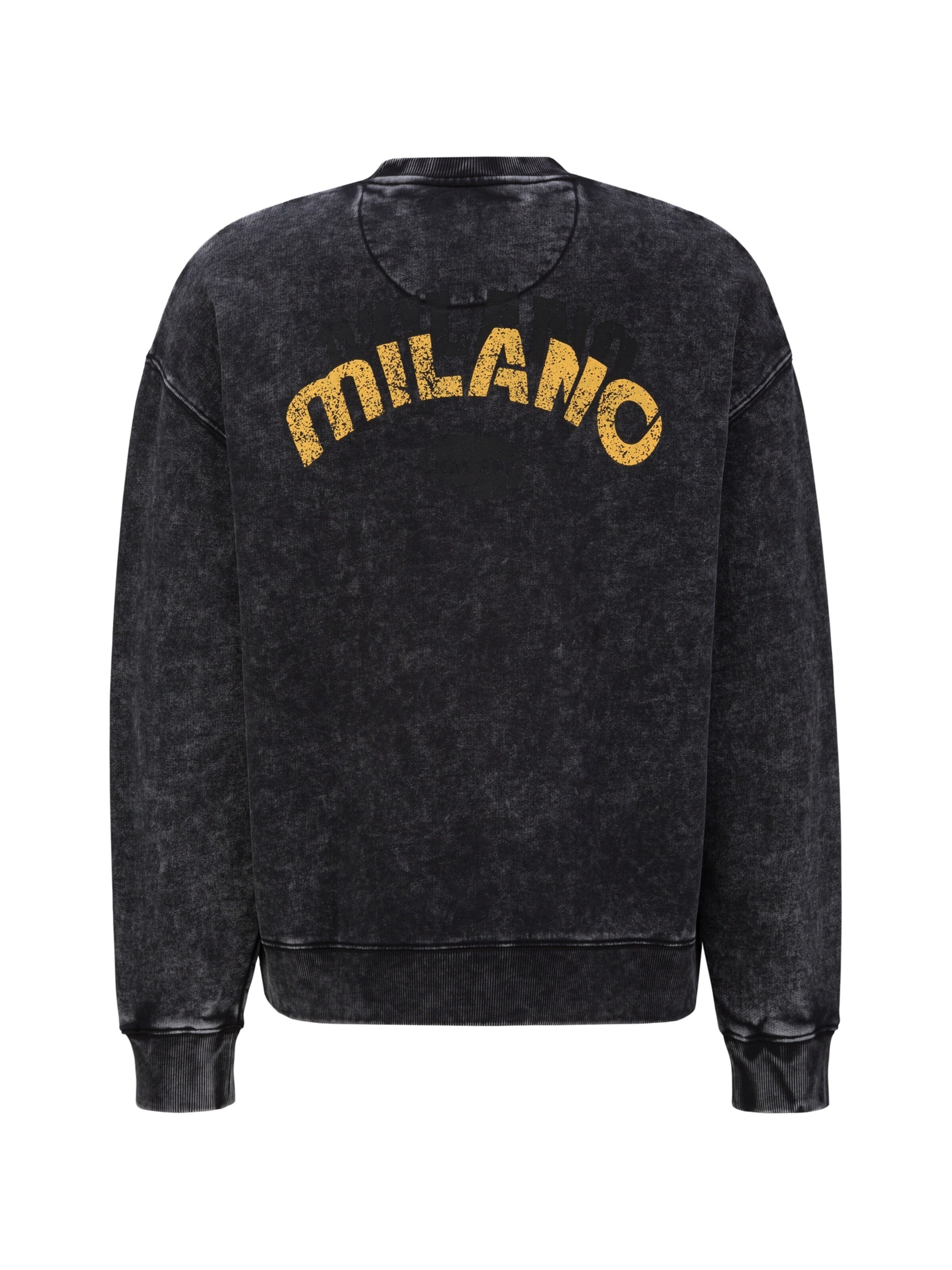 19V69 ITALIA Sweatshirt 'Omero' in Schwarz