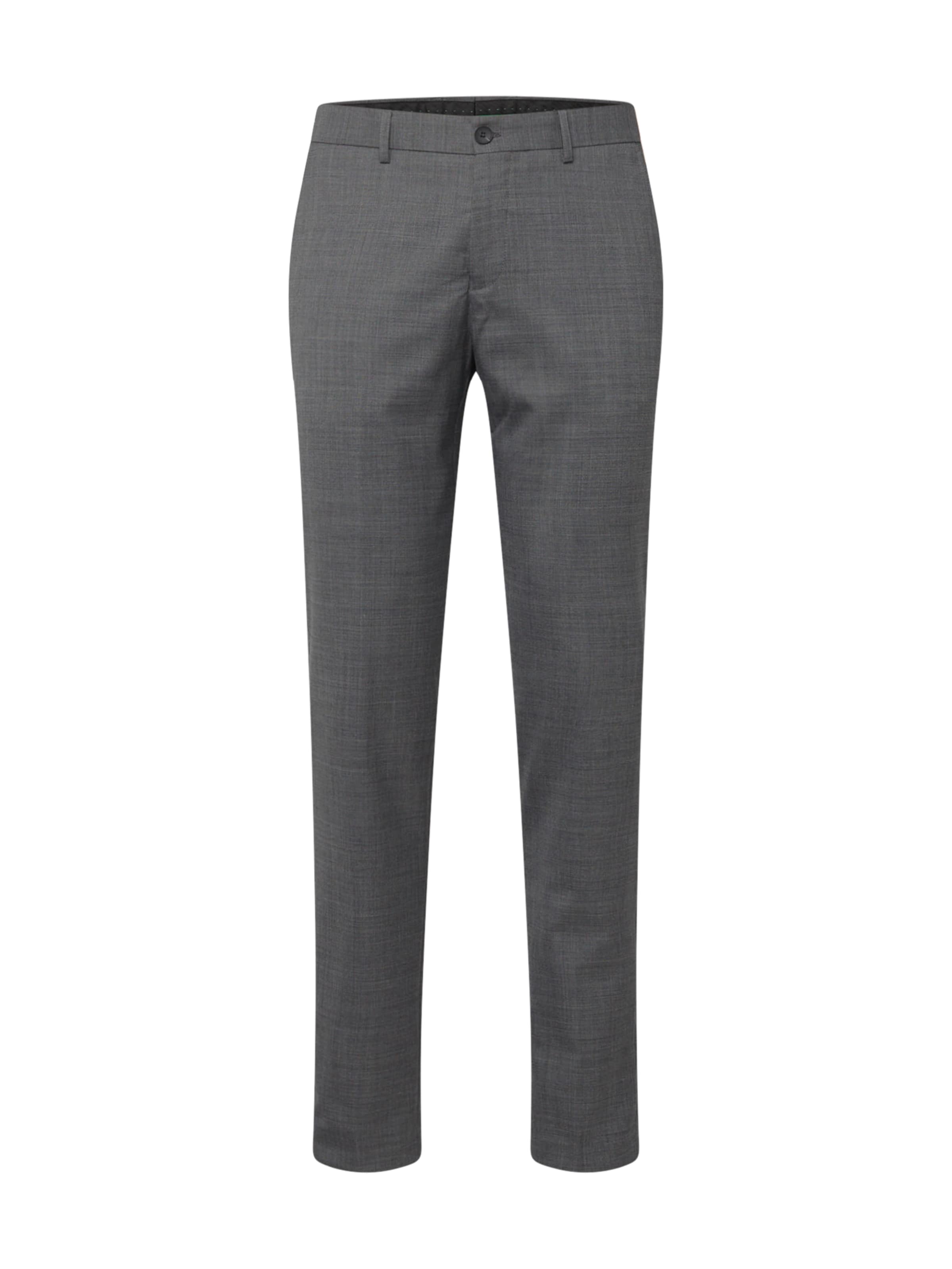 Lindbergh Regular Chino trousers in Grey: front