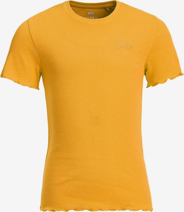 dzeltens WE Fashion T-Krekls: no priekšpuses