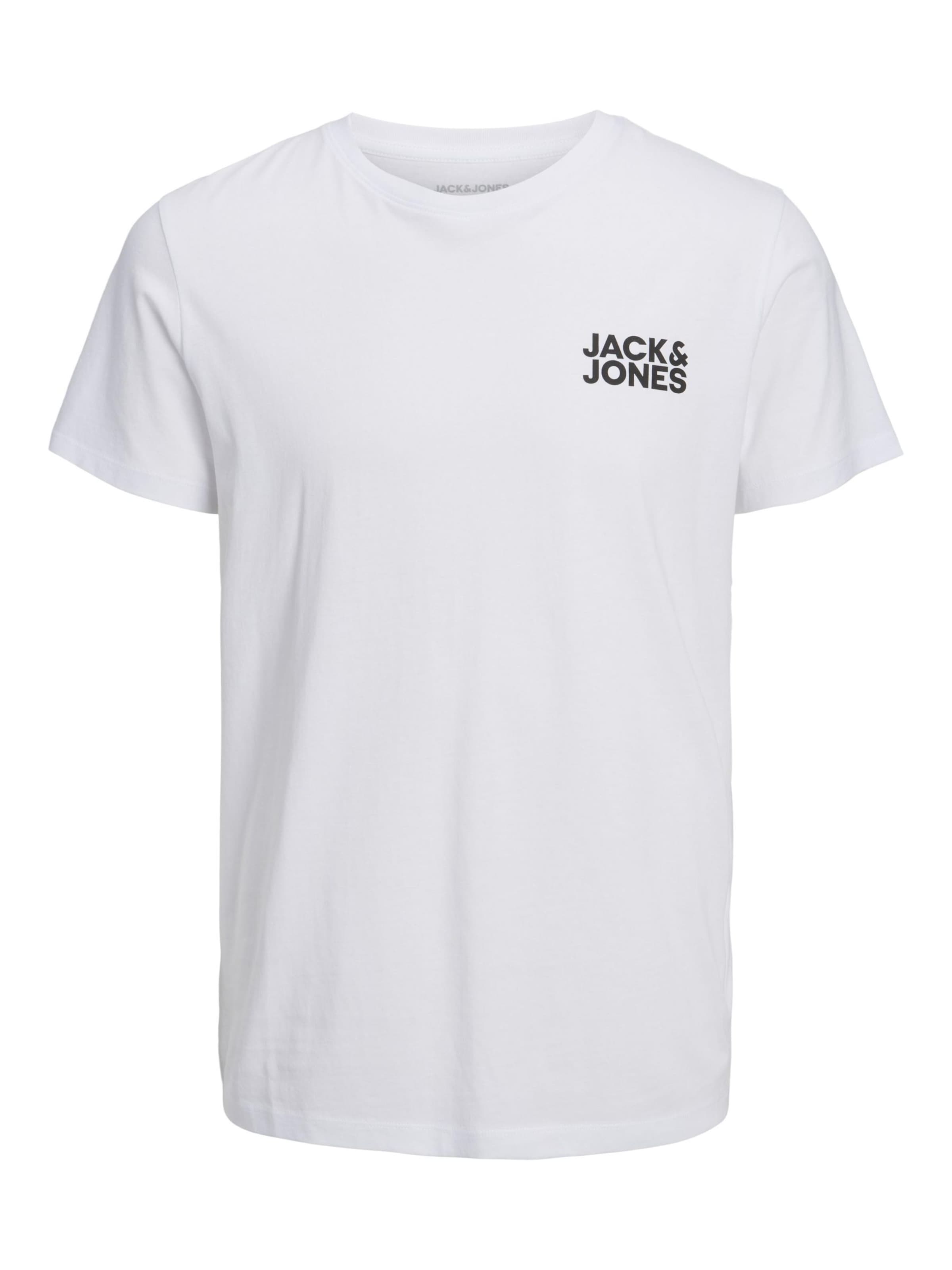JACK & JONES Shirt 'JJECorp' in White: front