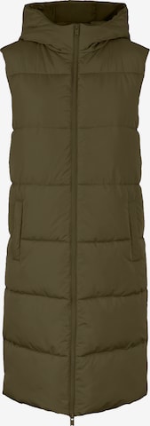 PIECES Vest 'Bee' in Green: front