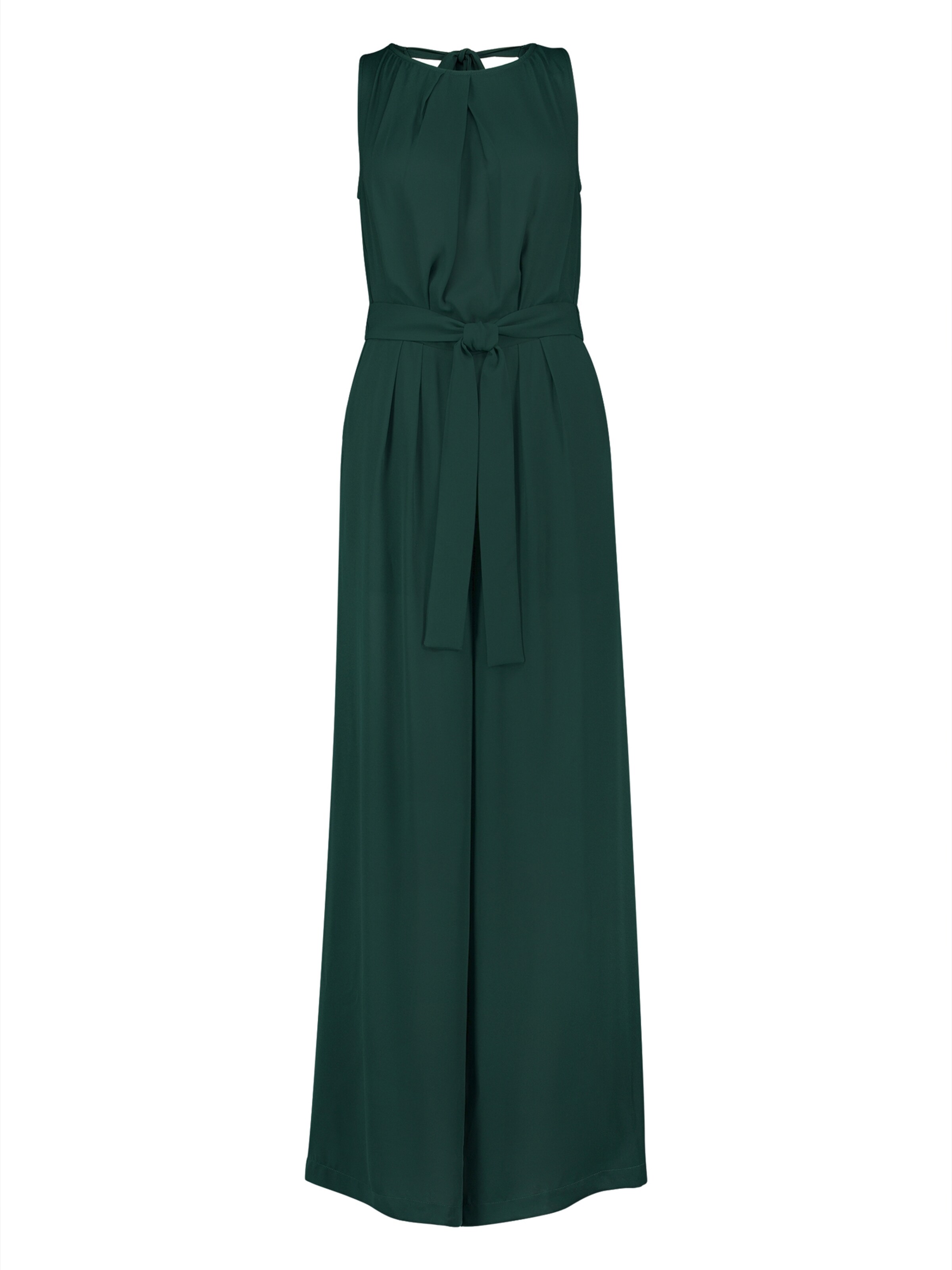 Tuta jumpsuit di zero in verde: frontale