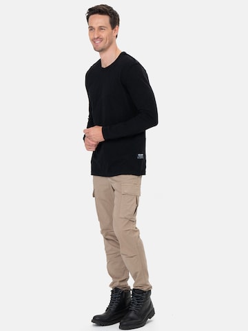 Key Largo Shirt 'HAMILTON STREET' in Schwarz